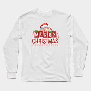 Merry Christmas Santa Claus t-shirt 2023 Long Sleeve T-Shirt